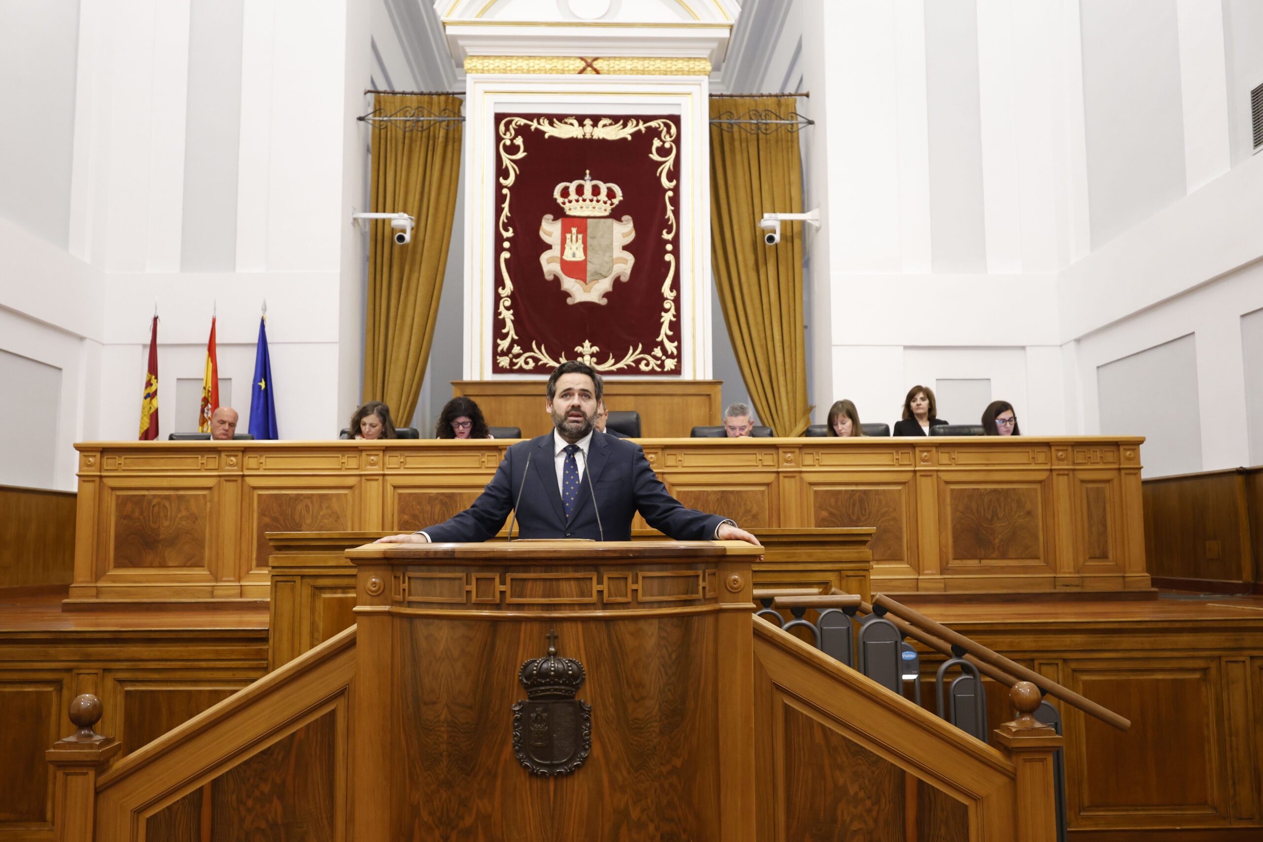 Núñez en el pleno Cortes CLM